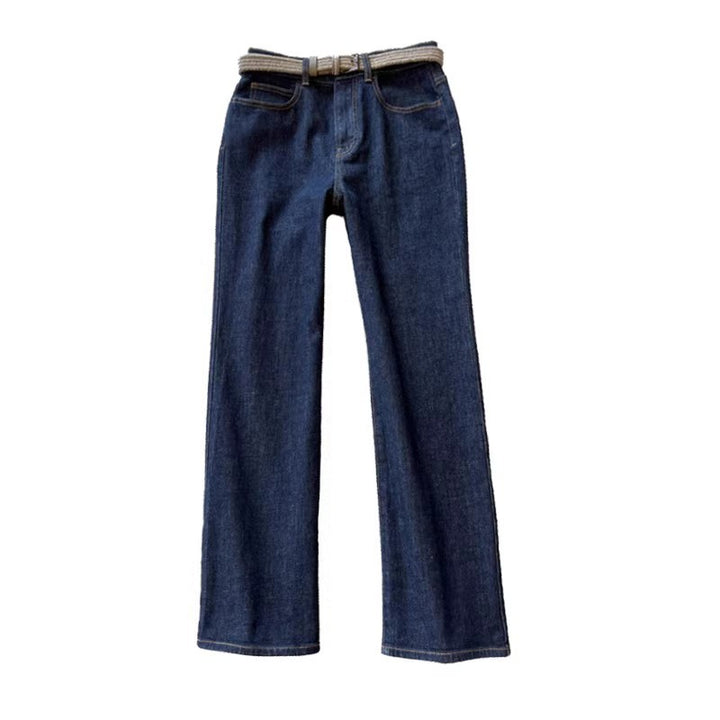 Damen Hoch geschnittene weite Jeans Drune