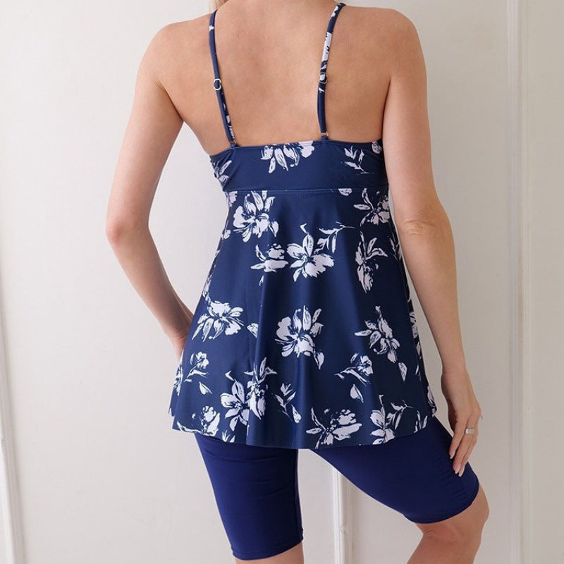 Damen Tankini mit elegantem Schnitt und figurbetonender Passform Drune