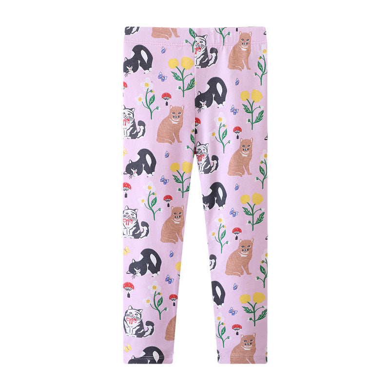 Kinder Leggings mit tierischem Motiv Drune