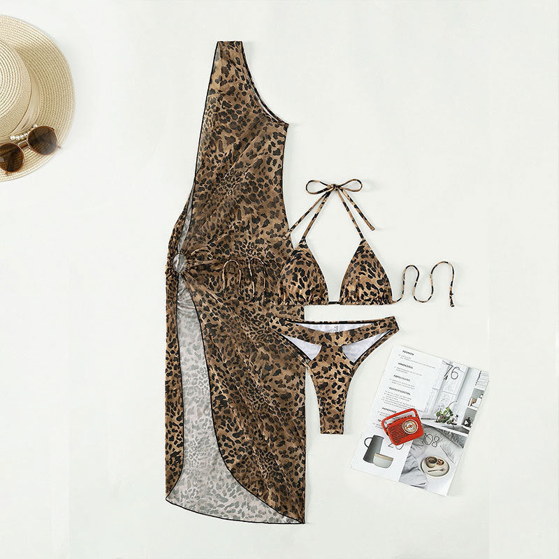 Damen Strandkleid mit raffiniertem Wickeldesign Drune