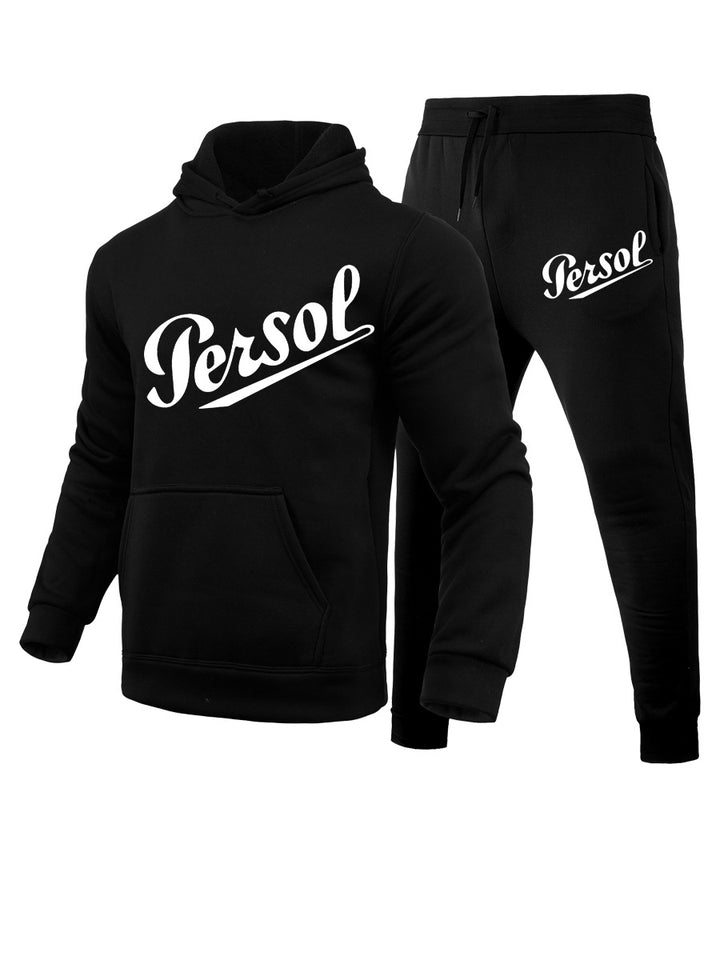 Damen Hoodie- und Jogginghose-Set mit stylish grafischem Design und bequemer Passform Drune