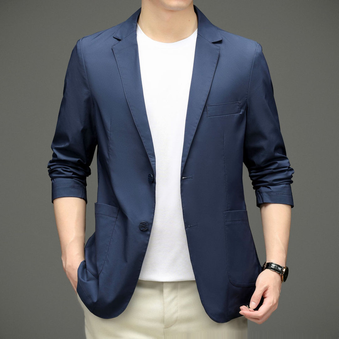 Herren legerer Blazer mit modernem Schnitt und praktischen Taschen Drune