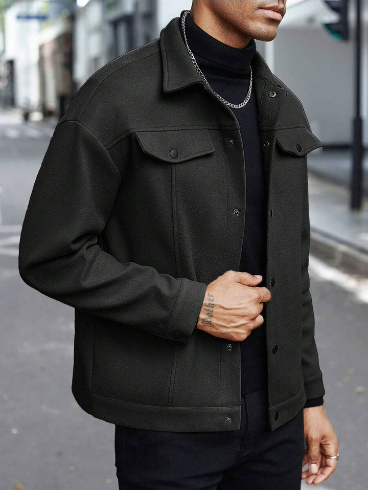 Herren moderne Freizeitjacke im lässigen Schnitt Drune