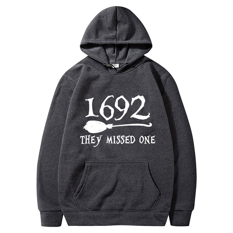 Damen Kapuzenpullover mit kreativem Halloween-Motiv und lockerer Passform Drune