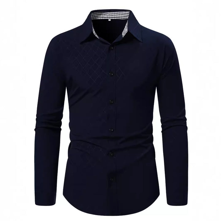 Herren Langarmhemd Drune