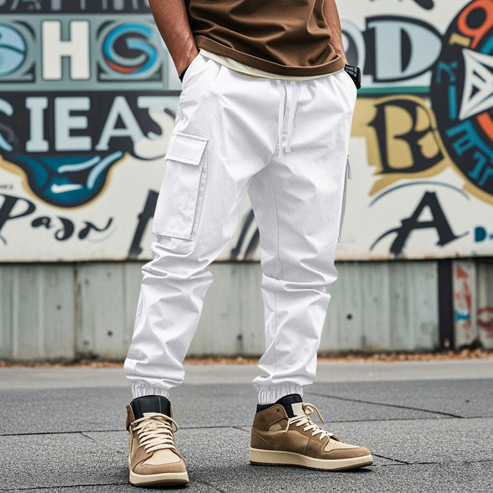 Herren Cargo-Hose mit verstellbarem Bund und praktischen Seitentaschen Drune