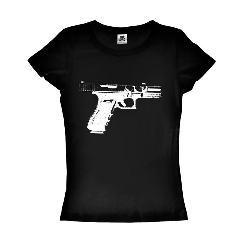 Damen Print-T-Shirt mit grafischem Design Drune