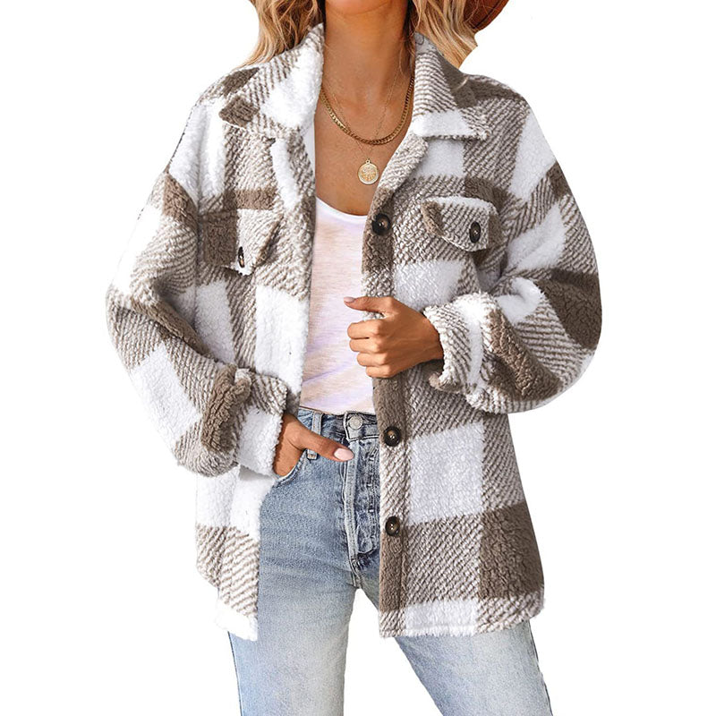 Drune | Warmer Karierter Mantel