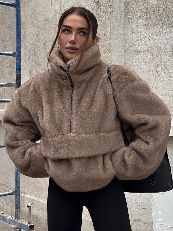 Damen Kuschelige Steppjacke Drune