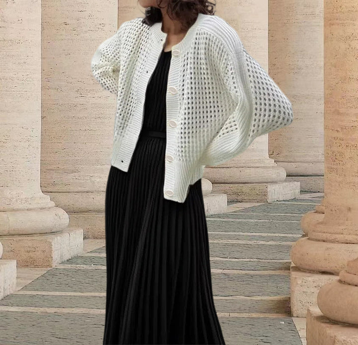 Damen luftiger Strickcardigan Drune