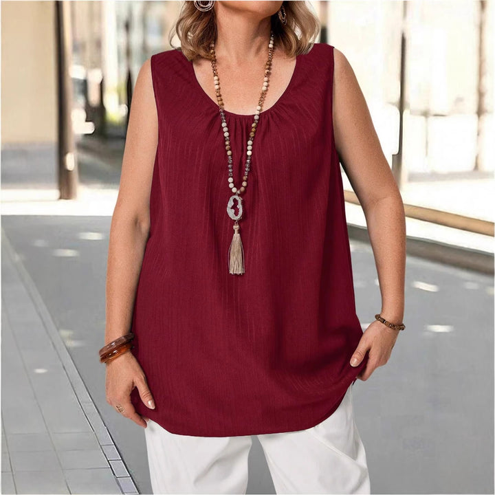 Damen Weiter Schnitt Tank-Top mit lässigem Stil Drune