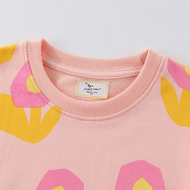 Mädchen Sweatshirt mit floralen Mustern Drune