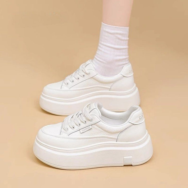 Damen Chunky Sneakers mit hohem Plateau und strapazierfähiger Verarbeitung Drune