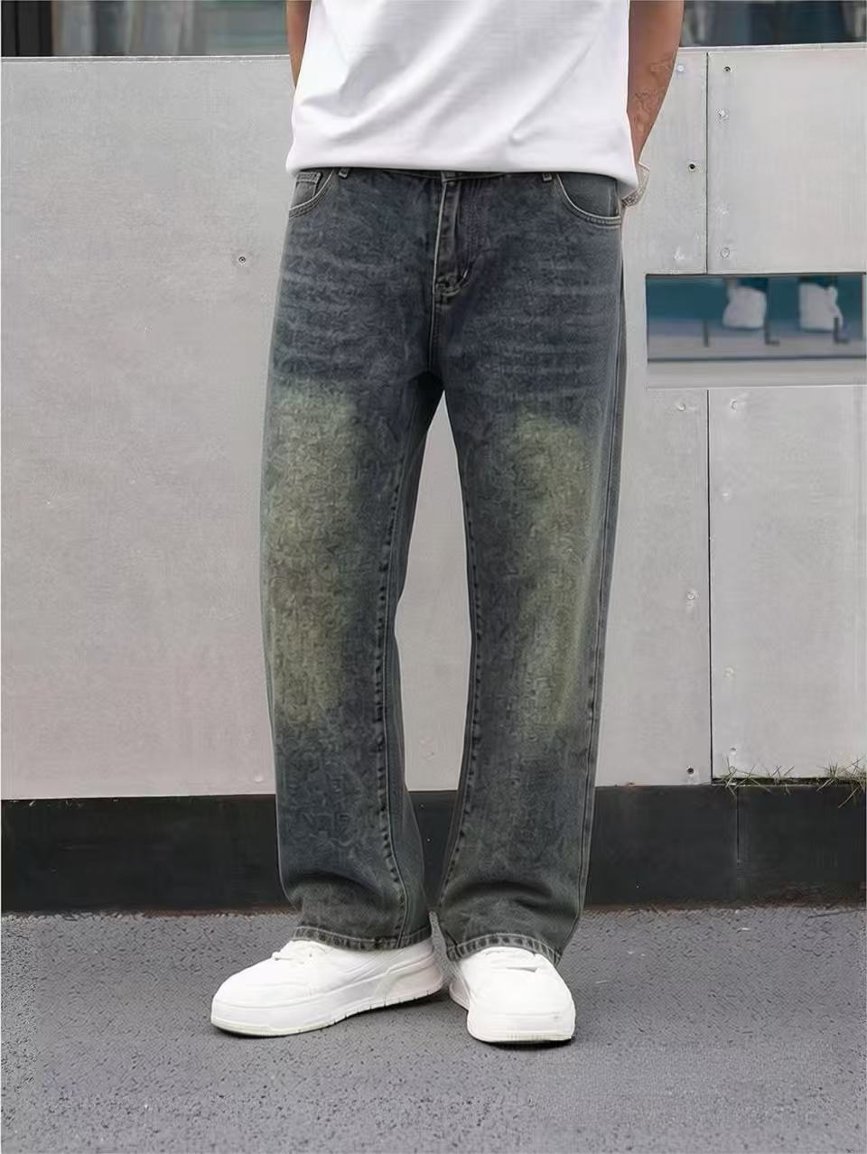 Herren lässige Jeans mit einzigartigem Design Drune
