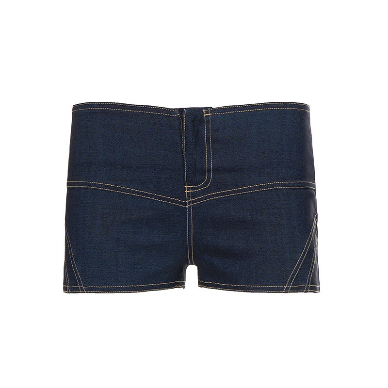 Damen Denim-Shorts mit hohem Bund und stylischem Schnitt Drune