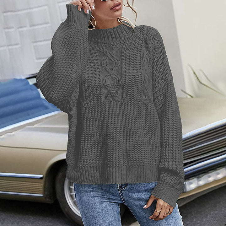 Drune | Kabelstrickpullover Acryl Komfortabel, Klassisch