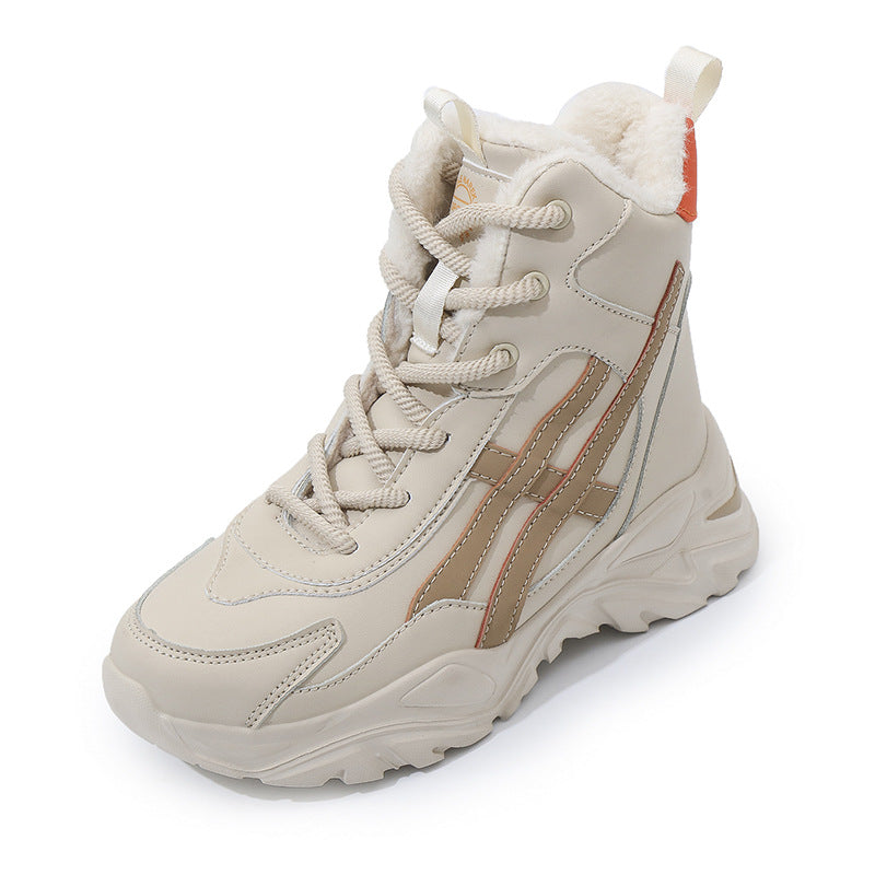 Damen Plüschgefütterte Winter Sneakers Drune
