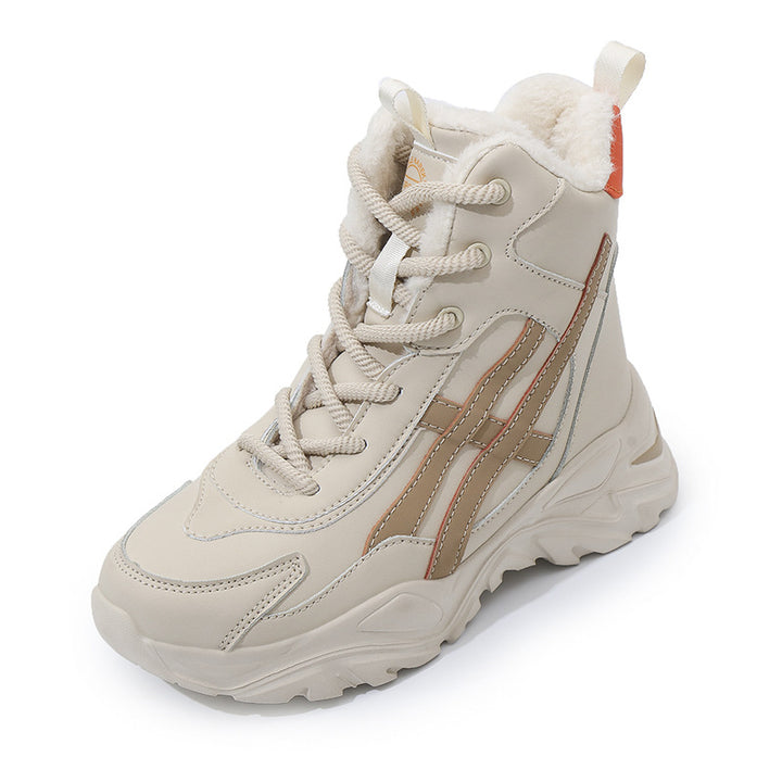Damen Plüschgefütterte Winter Sneakers Drune