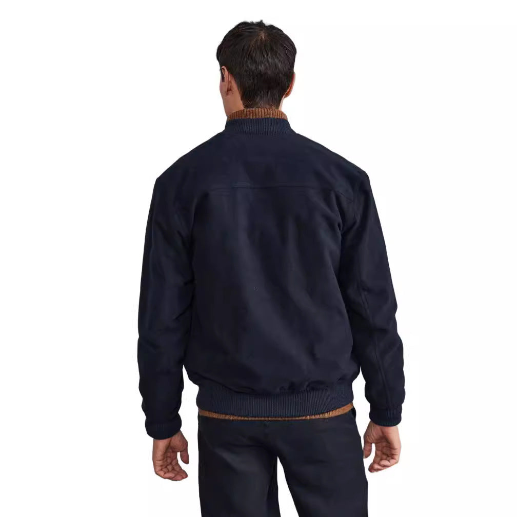 Herren lässige Bomberjacke aus hochwertigem Material mit praktischen Taschen Drune