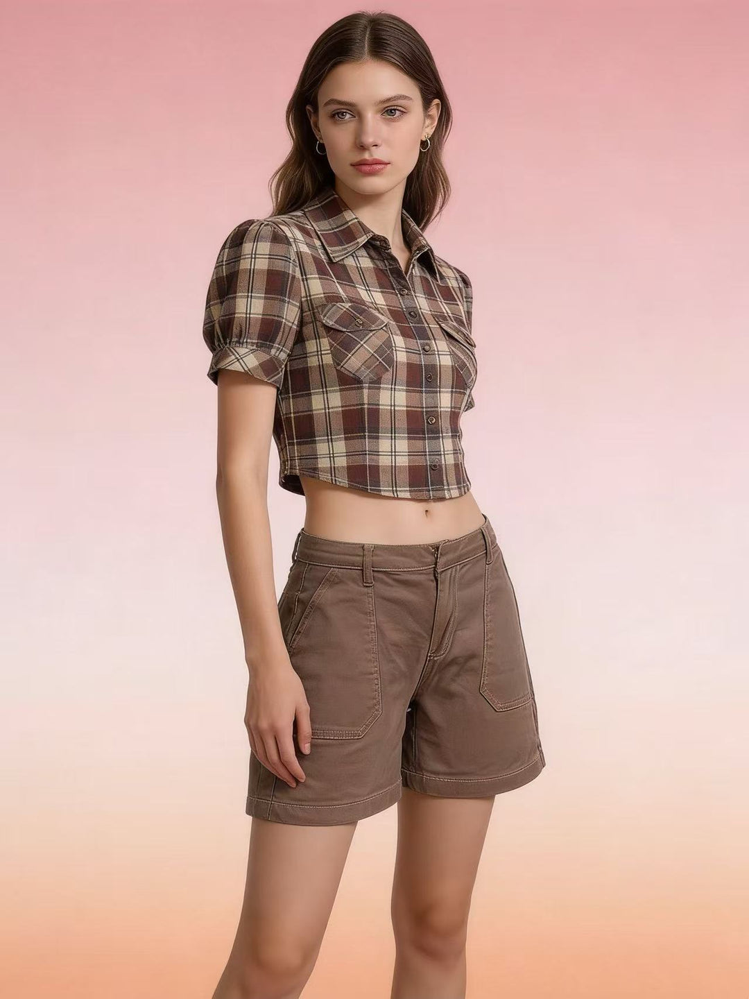 Damen lässige Sommer-Shorts mit seitlichen Taschen und komfortablem Schnitt Drune