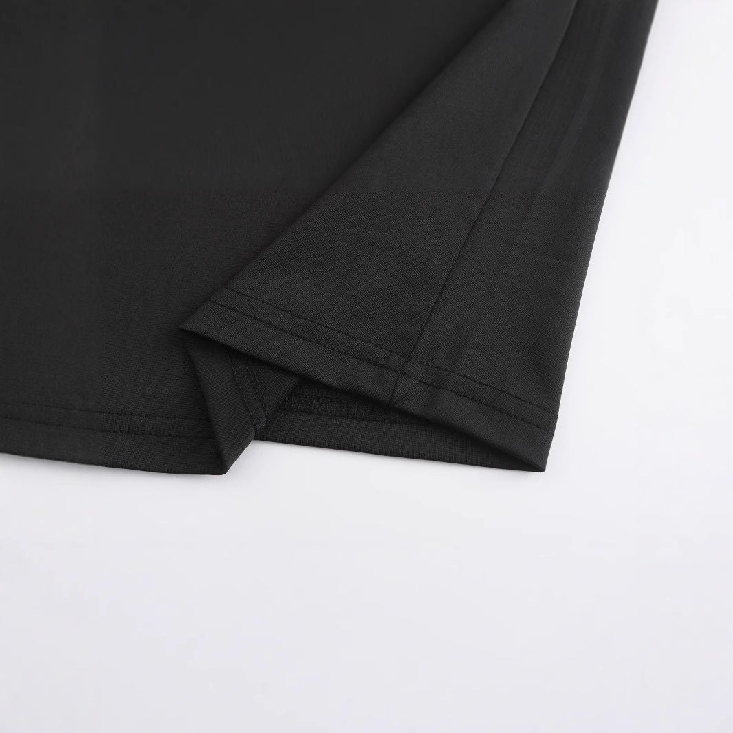 Damen Bandeau-Top mit auffälligem Statementdruck Drune