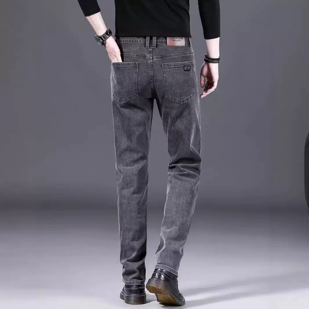 Herren modische Slim-Fit Jeans aus weichem Denim Drune