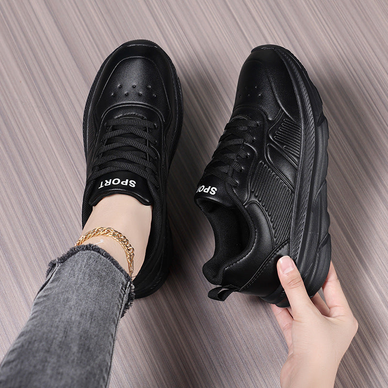 Damen nan modische Komfort-Walking-Sneaker mit stoßabsorbierender Mehrschichtsohle und gepolstertem Einstieg Drune