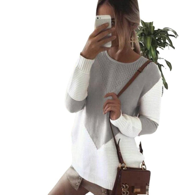 Damen Strickpullover mit strukturiertem Oberteil und modernem Schnitt Drune