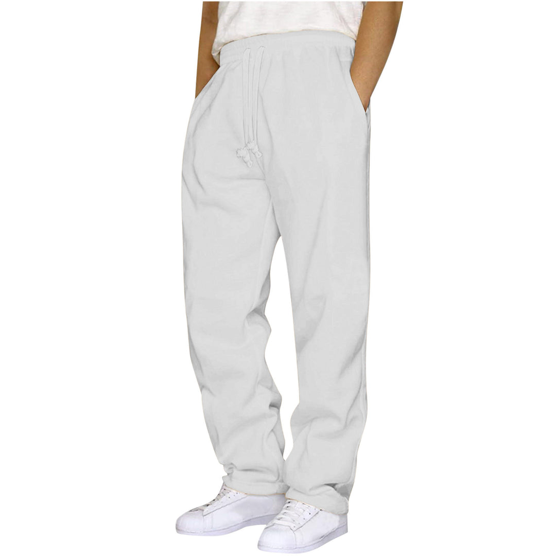 Damen nan ungekürzte Relax-Freizeithose mit hohem Komfortbund, innenliegendem Kordelzug und seitlichen Eingrifftaschen Drune