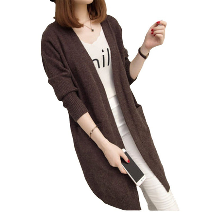 Damen Strickjacke mit offenem Schnitt und praktischen Taschen Drune