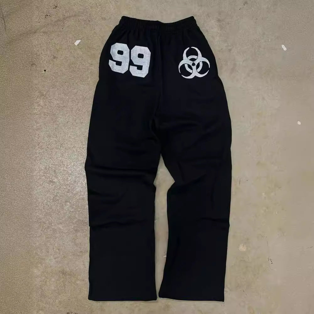 Damen Sweathose mit urbanem Biohazard-Design und komfortablem Schnitt Drune