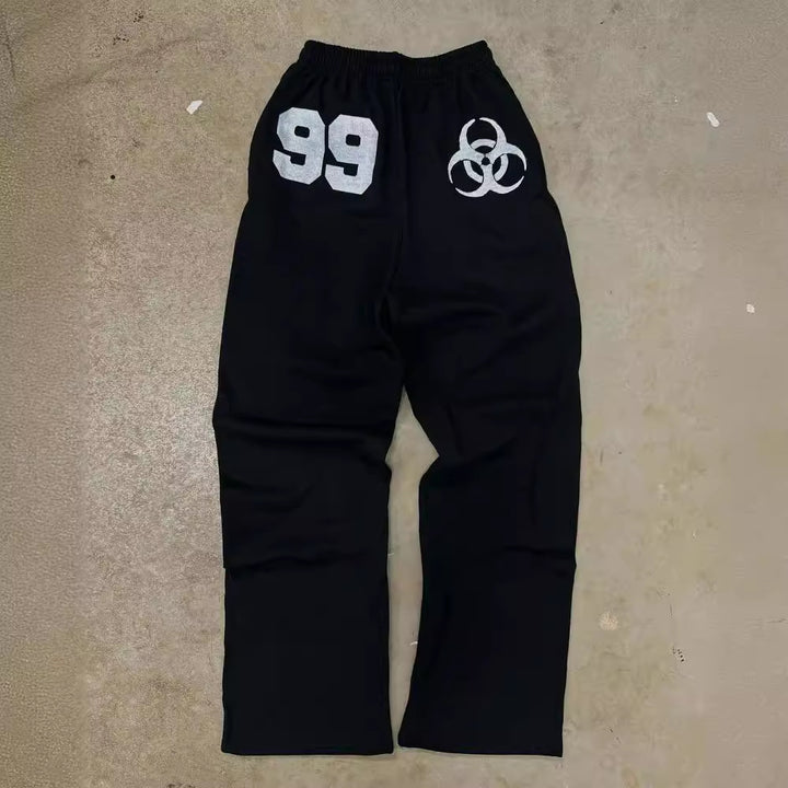 Damen Sweathose mit urbanem Biohazard-Design und komfortablem Schnitt Drune