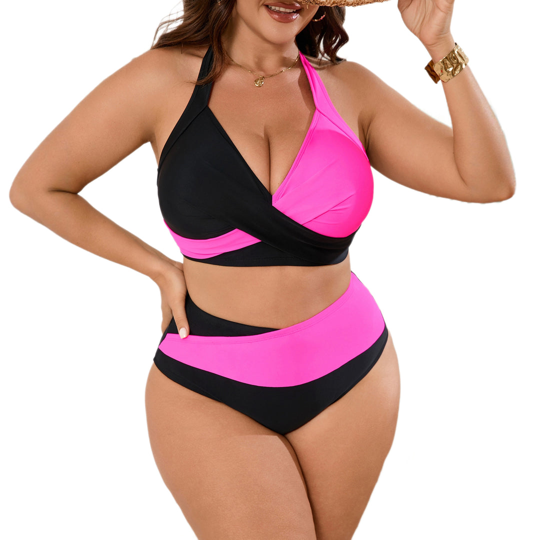 Damen Triangel-Bikini in kontrastierenden Farben Drune