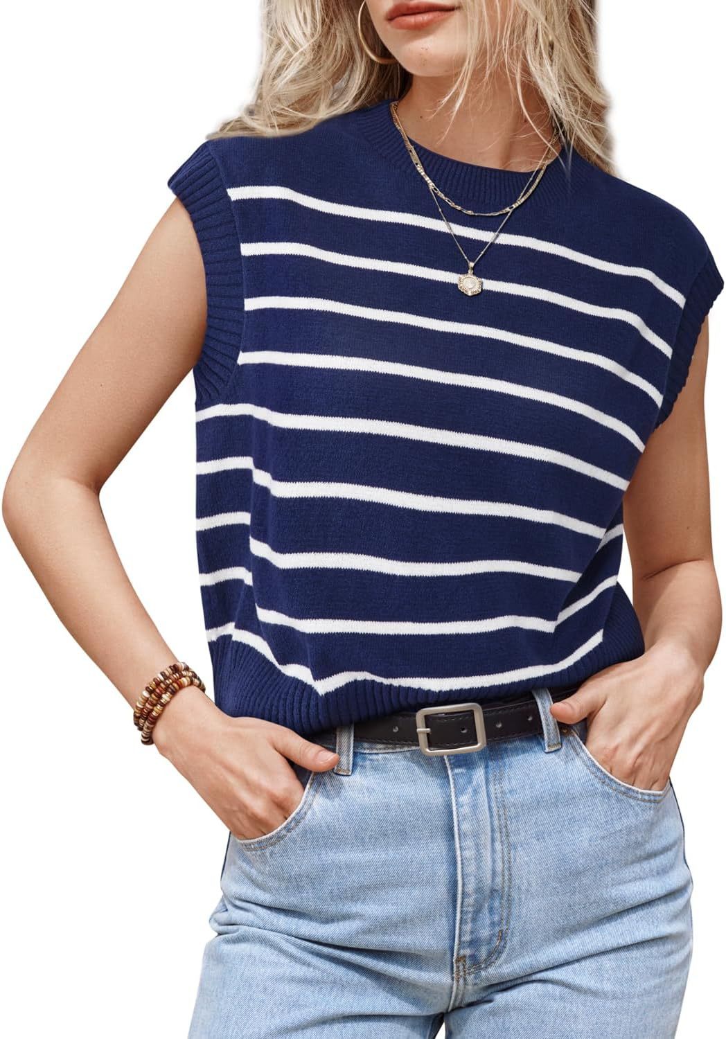 Damen Stricktop Drune