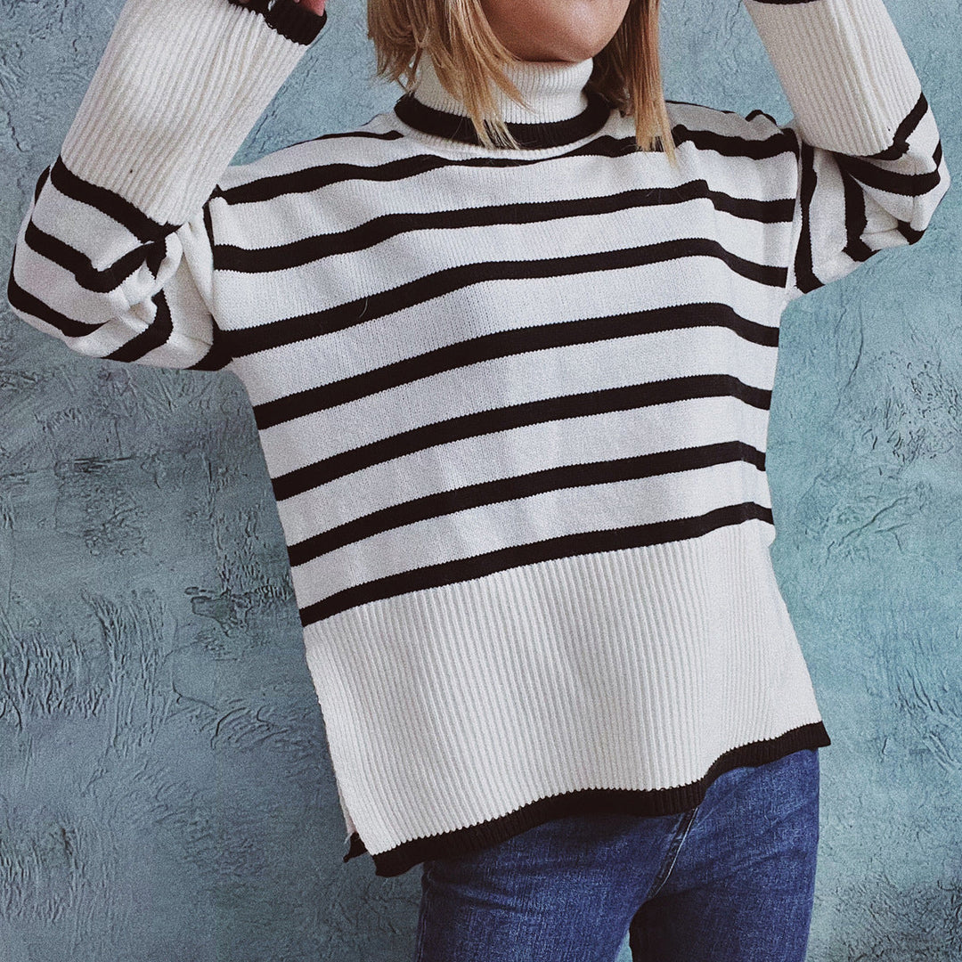 Drune | Gestreifter Strickpullover für Herbst & Winter
