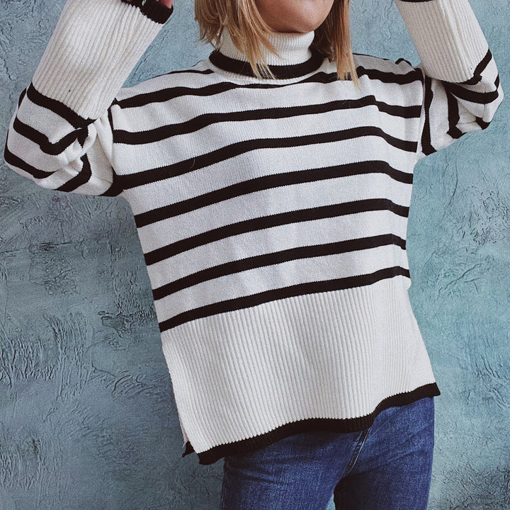 Drune | Gestreifter Strickpullover für Herbst & Winter