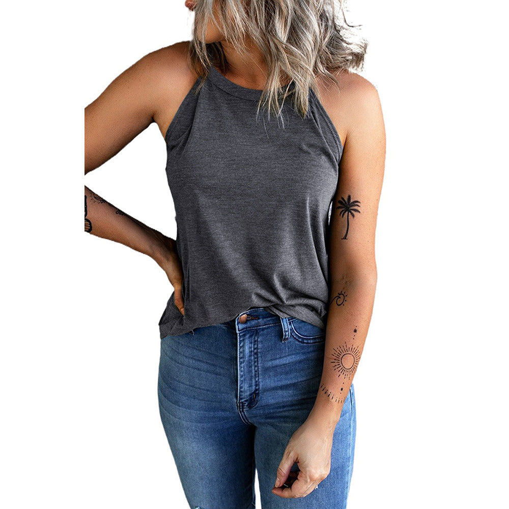 Damen Ärmeloses Sporttop mit lässigem Schnitt und feuchtigkeitsableitender Funktion Drune