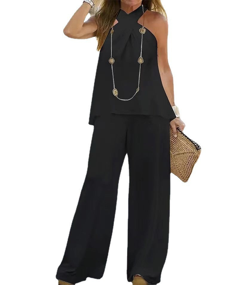 Damen eleganter Sommer-Jumpsuit Drune