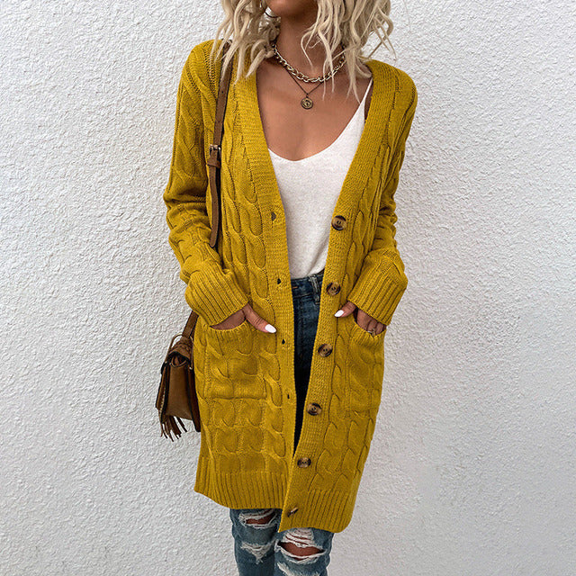 Drune | Weiche Strickstrickjacke mit Komfort