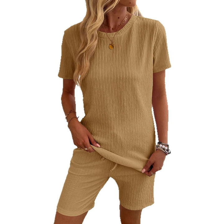 Damen Kurzarm Pyjamaanzug Drune