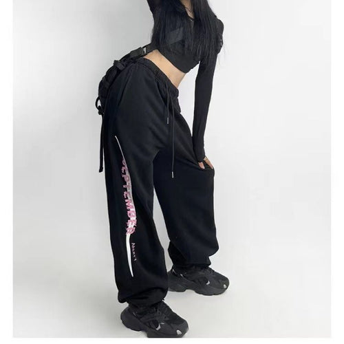 Damen Sportliche Weite Hose Drune