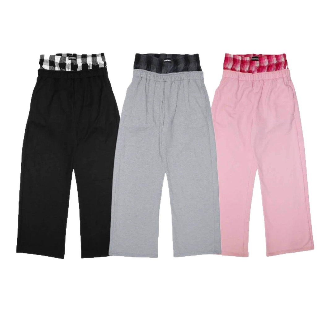 Damen weite Jogginghose mit elastischem Bund und hochwertiger Baumwolle Drune