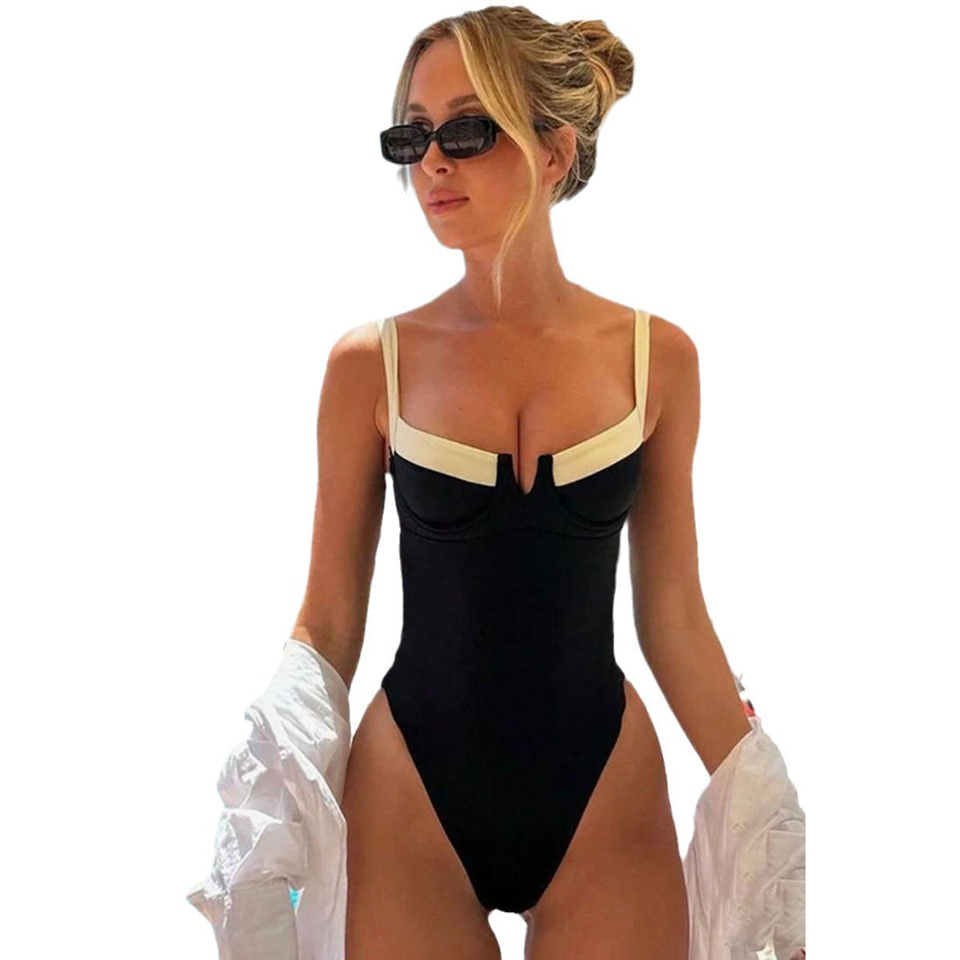 Damen Hochwertiger Badeanzug mit eleganten Ausschnitten Drune