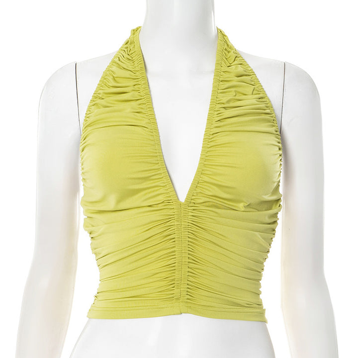Damen Wickeloberteil mit Rüschendetails Drune