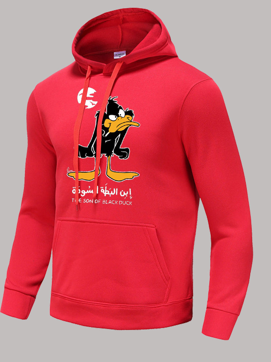 Herren Kapuzenpullover mit einzigartigem Cartoon-Motiv Drune