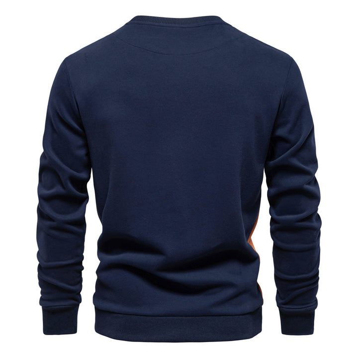 Herren Freizeit-Sweatshirt mit modernem Farbblockdesign Drune