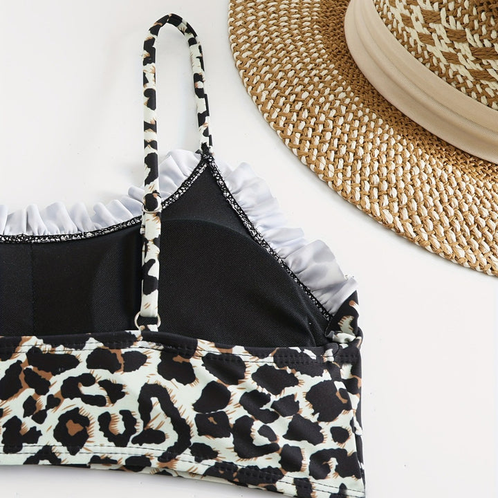 Damen Bunte Bikini Oberteil und Unterteil Drune