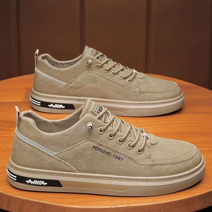 Damen Modische Sneakers mit strapazierfähigem Obermaterial und dämpfender Sohle Drune