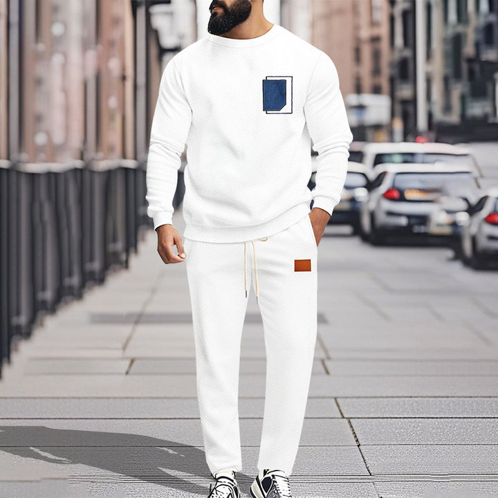 Herren Bequemer Freizeitanzug mit modischem Design und praktischen Taschen Drune