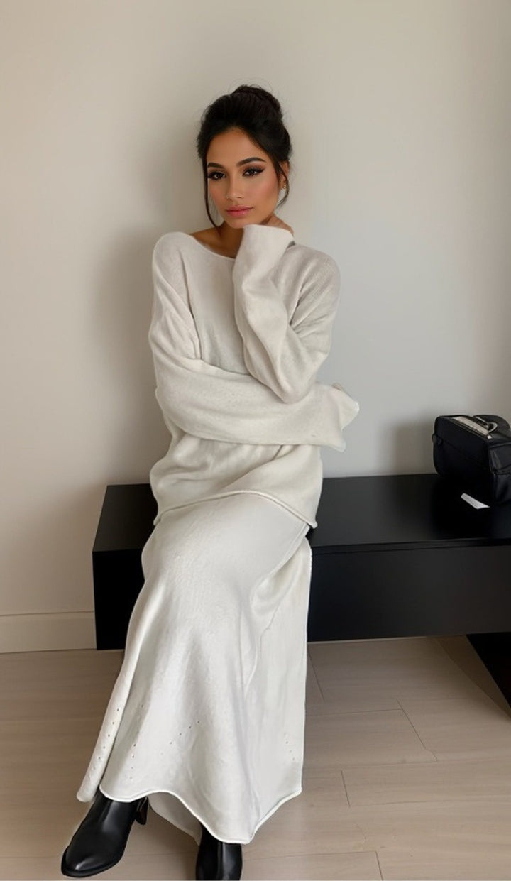 Damen Elegantes und komfortables Strickensemble Drune